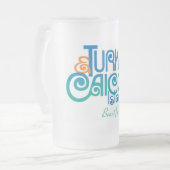 観光局 フロストグラスビールジョッキ (正面左)