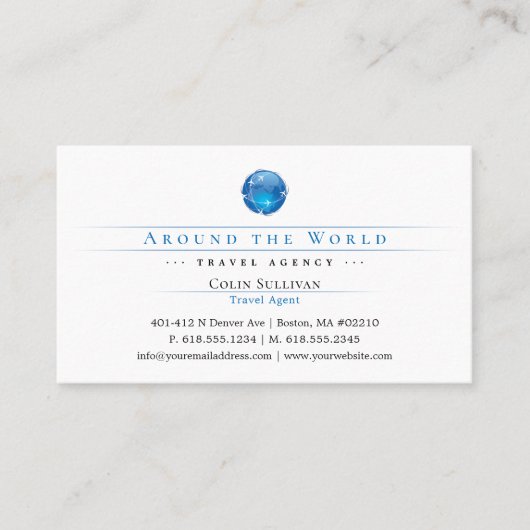 観光 |旅行代理店 名刺 (正面)