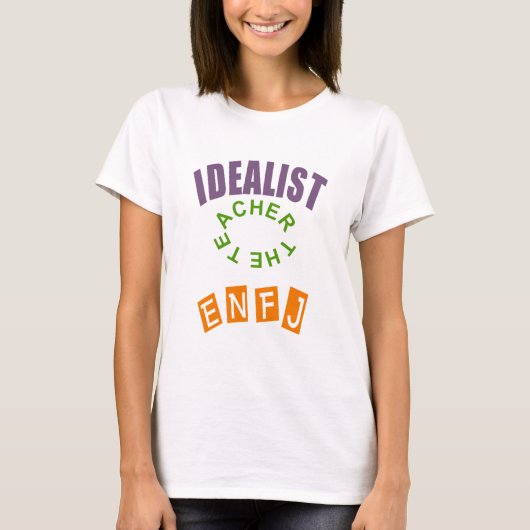 観念論者ENFJ.PNG Tシャツ (正面)