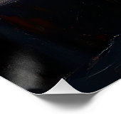 観想的な生姜の猫 | 星空 ポスター (コーナー)