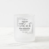 観想的カプチーノカップ フロストグラスマグカップ (中央)