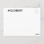 観測所は閉鎖された、フラットな地球のため! ポストカード (裏面)