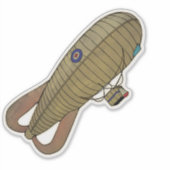 観測気球航空機 シール (正面)