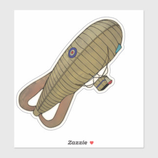 観測気球航空機 シール