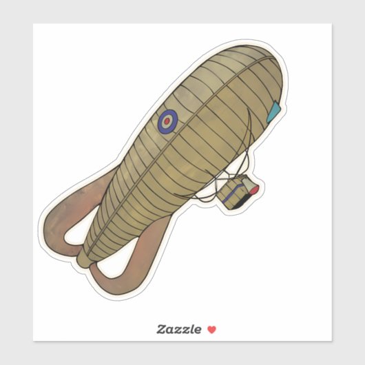 観測気球航空機 シール (シート)