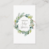 観葉式ディスプレイシャワー エンクロージャーカード (裏面)