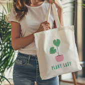 観葉植物のイラストデザイン トートバッグ