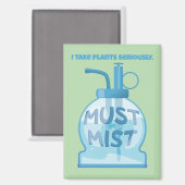 観葉植物のミスト散布 マグネット (正面/裏面)