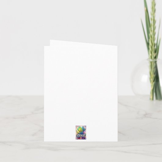 観葉植物の家族 カード (裏面)