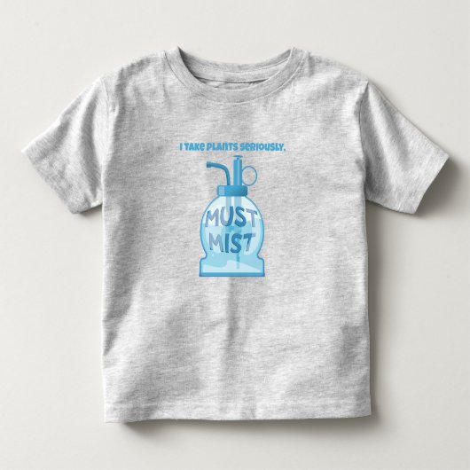 観葉植物の霧吹き トドラーTシャツ (正面)