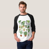 観葉植物を愛してやまない Tシャツ (正面フル)