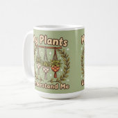 観葉植物を愛するあなたのためのマグカップ コーヒーマグカップ (正面左)