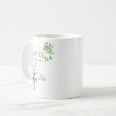 観葉植物を育ててくれてありがとう コーヒーマグカップ (正面左)