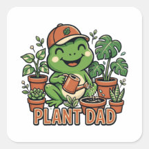 観葉植物を育てるカエル ファーザー プラントダッド
