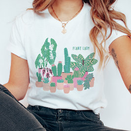 観葉植物レディTシャツ Tシャツ