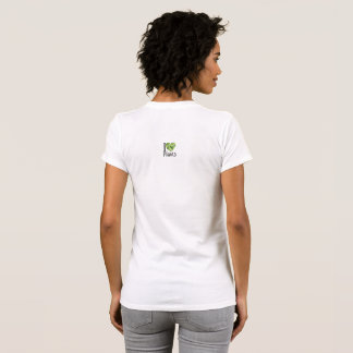 観葉植物好きな女性のためのスリムフィットTシャツ Tシャツ