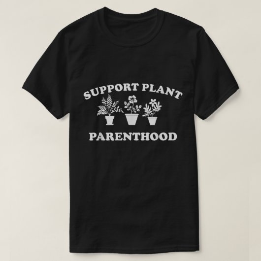 観葉植物好きのためのTシャツ 面白いデザイン Tシャツ (デザイン正面)