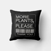 観葉植物好きへのギフト クッション (裏面)
