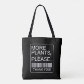 観葉植物好きへのギフト トートバッグ (裏面)