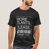 観葉植物好きへのギフト Tシャツ (正面)