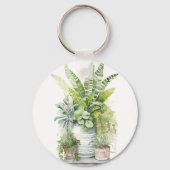 観葉植物 キーホルダー (正面)