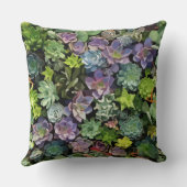 観葉植物 クッションカバー クッション (裏面)