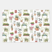 観葉植物 ラッピングペーパーシート (正面)