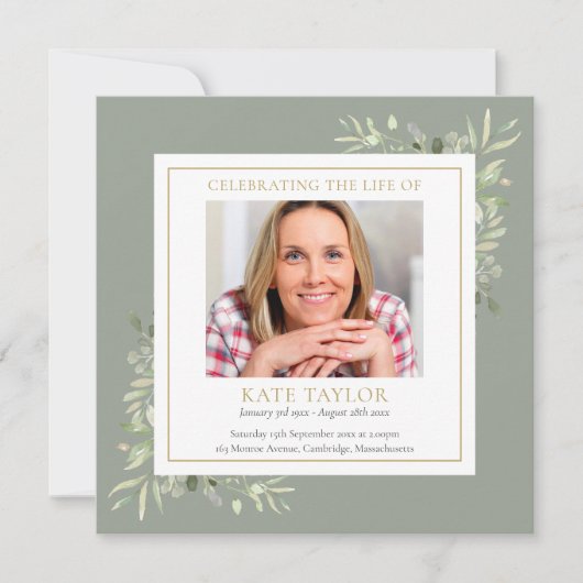 観葉葬儀プログラム (正面)