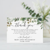 観葉葬食エレガント品サンキューカード サンキューカード (スタンド正面)