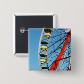 観覧車のクローズアップ 缶バッジ (正面&裏面)