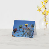 観覧車のnotecard カード (黄色い花)