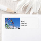 観覧車カラフル輪 ラベル (インサイチュ)