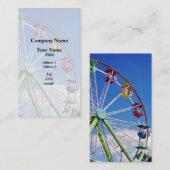 観覧車カラフル輪 名刺 (正面/裏面)