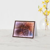 観覧車ノテカード カード (黄色い花)