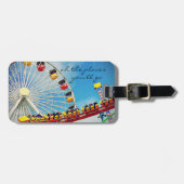観覧車ローラーコースターの写真の場所引用文 ラゲッジタグ (正面横)