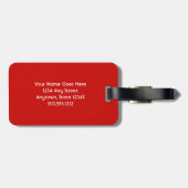 観覧車ローラーコースターの写真の場所引用文 ラゲッジタグ (裏面横)