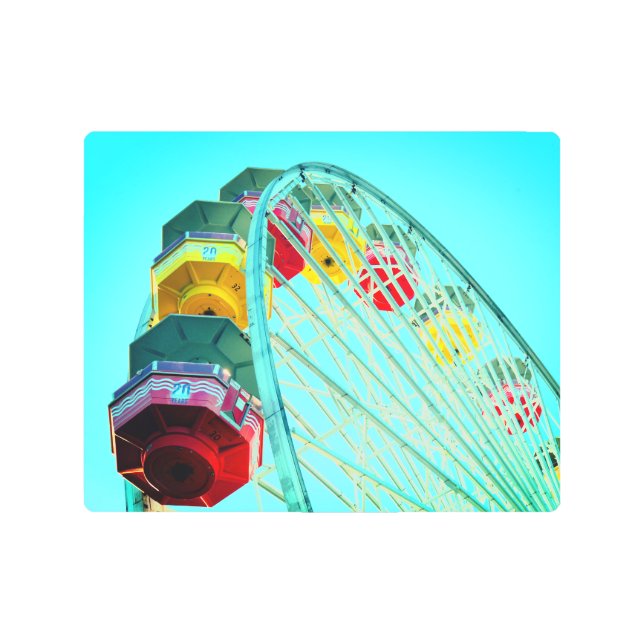 観覧車 メタルプリント (正面)