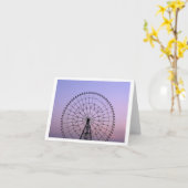 観覧車:東京 カード (黄色い花)