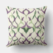 観賞用のユリ模様 クッション (裏面)