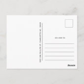 観賞用の喜び |フォト独身のカスタムクリスマス ポストカード (裏面)