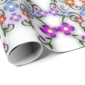 観賞用の花の包み紙 ラッピングペーパー (ロールコーナー)