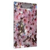 観賞用の花の木の上のピンクの花 クリップボード (右)