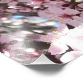 観賞用の花の木の上のピンクの花 フォトプリント            (角)