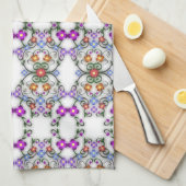 観賞用の花キッチンタオル キッチンタオル (四つ折り)