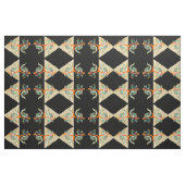 観賞用の鳥とゼブラ ファブリック (ファットクウォーター)