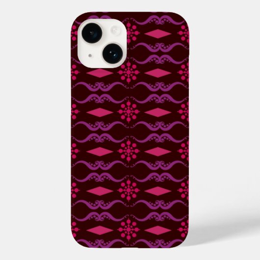 観賞用インドストライプ Case-Mate iPhoneケース (裏面)