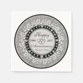 観賞用カスタム記念日 スタンダードカクテルナプキン