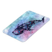 観賞用シルエットクジラ マグネット (左側)