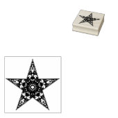 観賞用スター ラバースタンプ (押印)