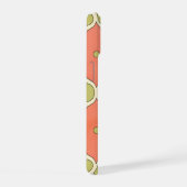 観賞用タイルの花 iPhone 15ケース (右側面)